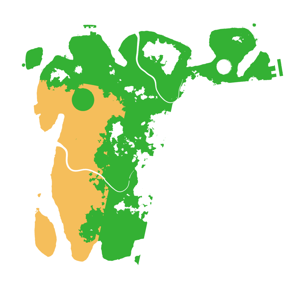 Biome Rust Map: Procedural Map, Size: 3500, Seed: 612784976