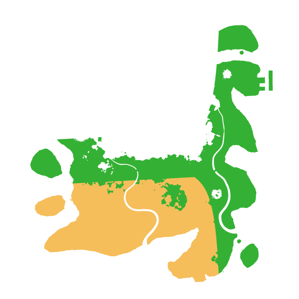 Biome Rust Map: Procedural Map, Size: 3000, Seed: 178239441