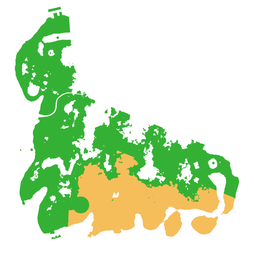 Biome Rust Map: Procedural Map, Size: 4000, Seed: 20022025
