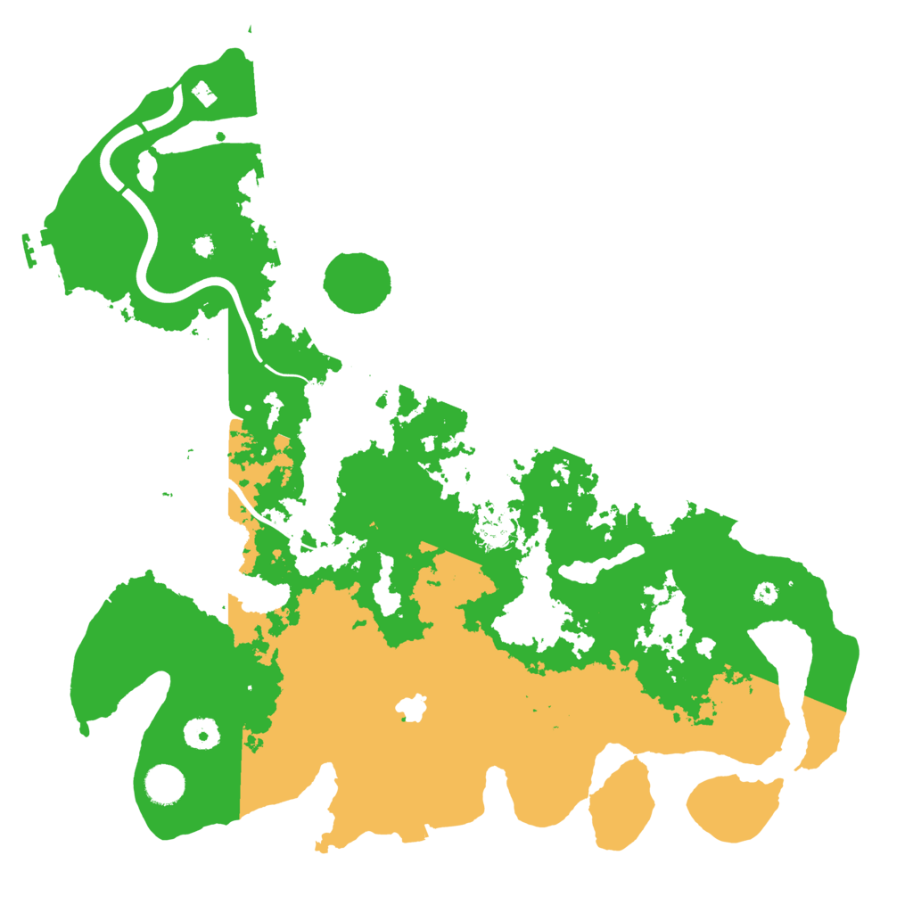 Biome Rust Map: Procedural Map, Size: 4000, Seed: 20022025