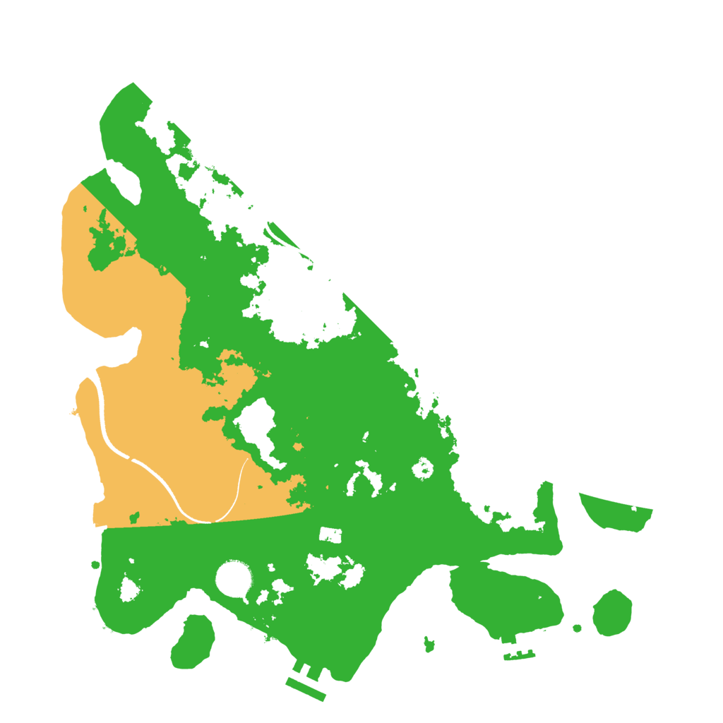 Biome Rust Map: Procedural Map, Size: 3500, Seed: 900417876