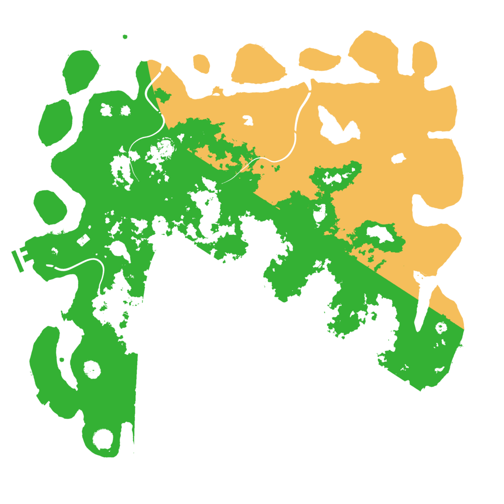 Biome Rust Map: Procedural Map, Size: 4500, Seed: 1050548110