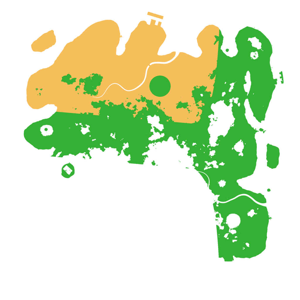 Biome Rust Map: Procedural Map, Size: 3750, Seed: 218648003