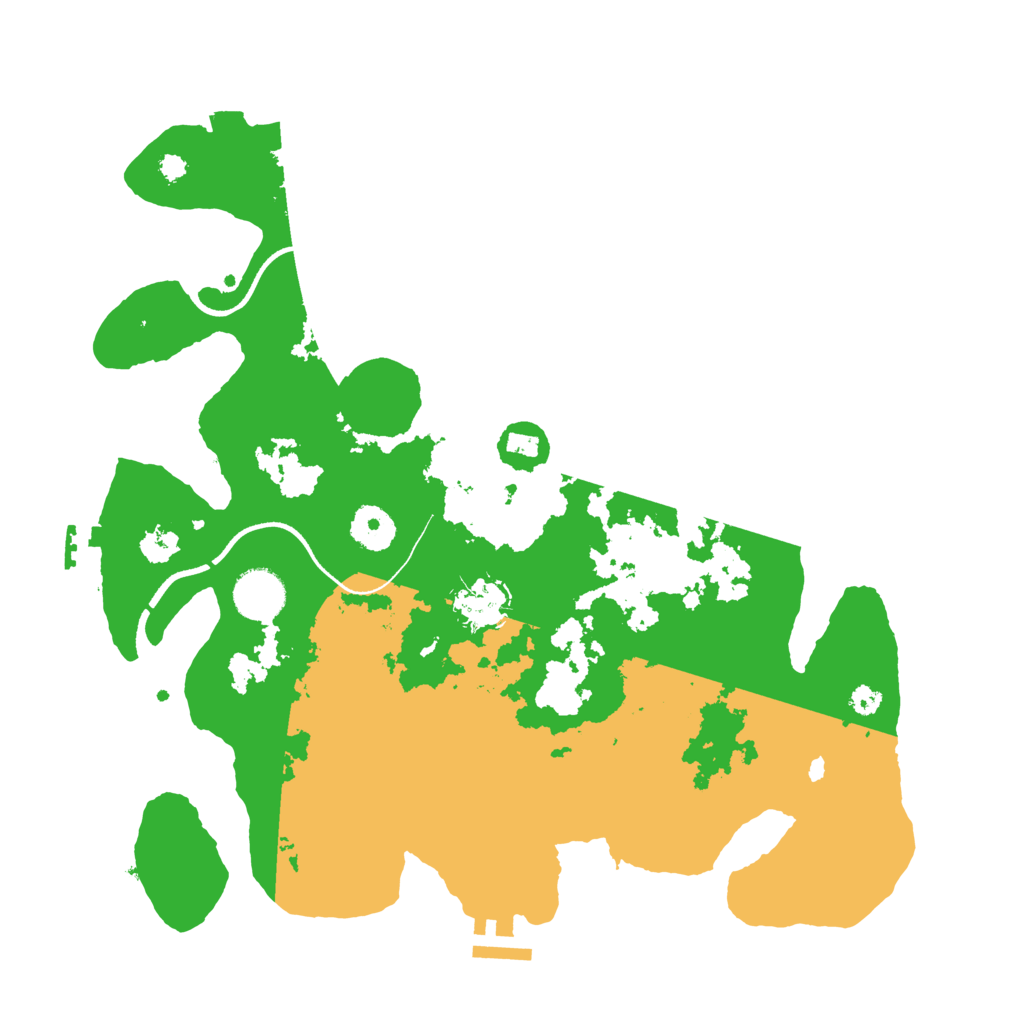 Biome Rust Map: Procedural Map, Size: 3500, Seed: 77613825