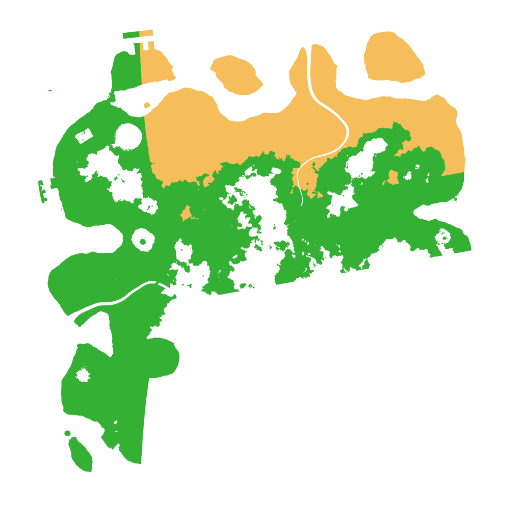Biome Rust Map: Procedural Map, Size: 3500, Seed: 750954180