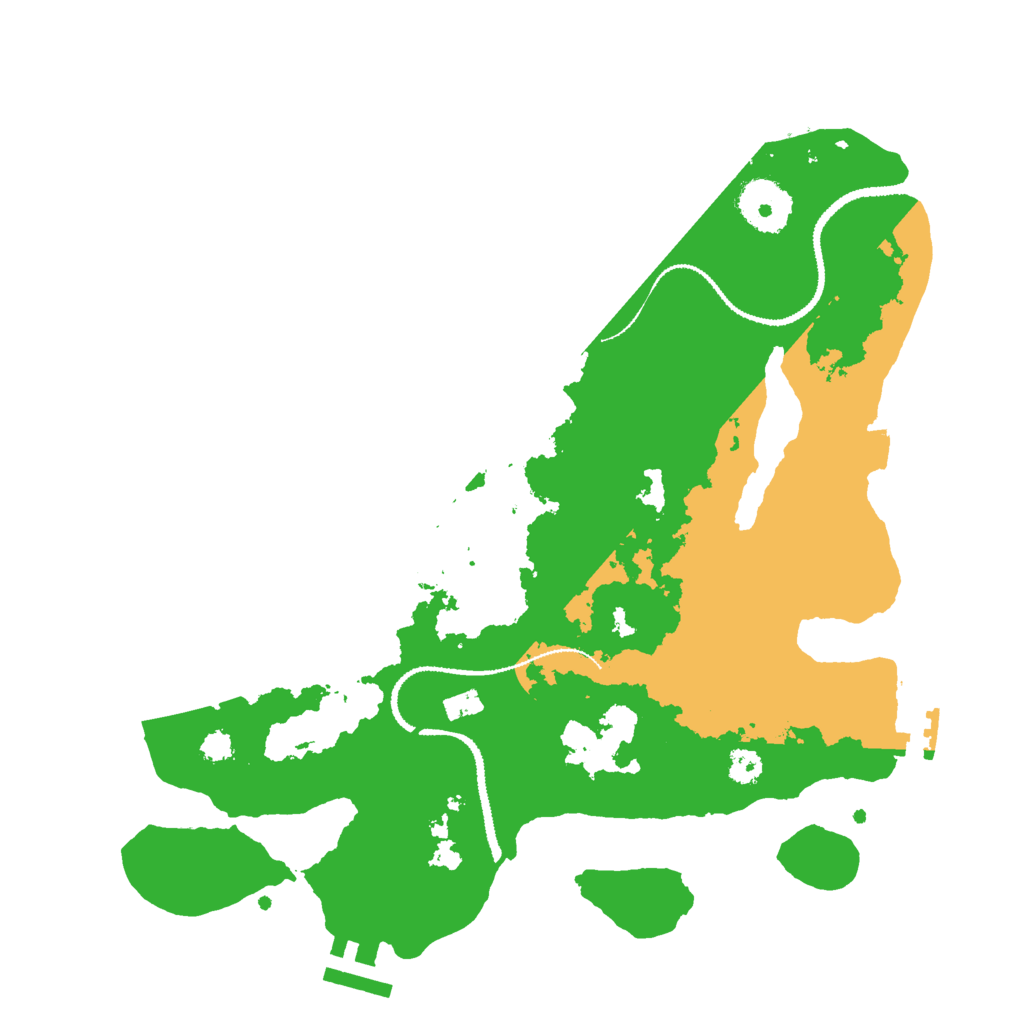 Biome Rust Map: Procedural Map, Size: 3000, Seed: 1996515289