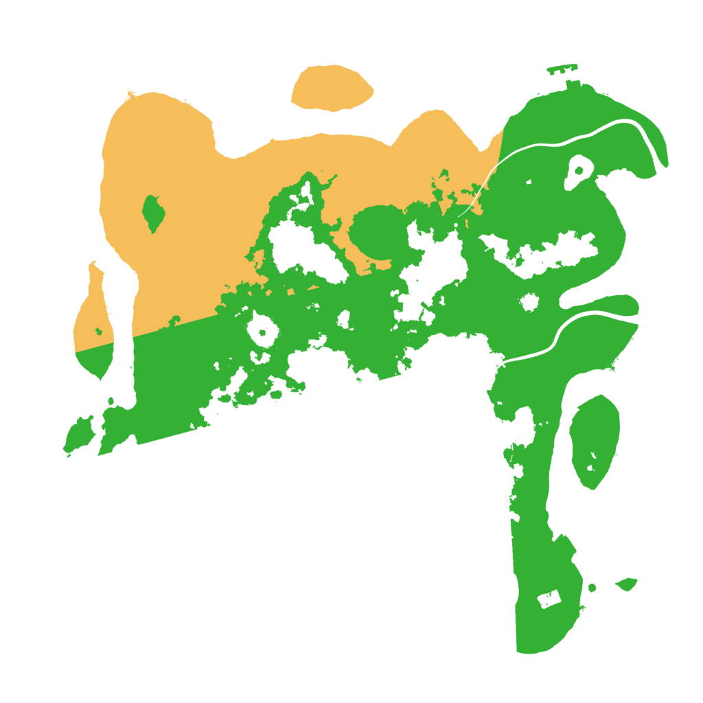 Biome Rust Map: Procedural Map, Size: 3500, Seed: 2088005291