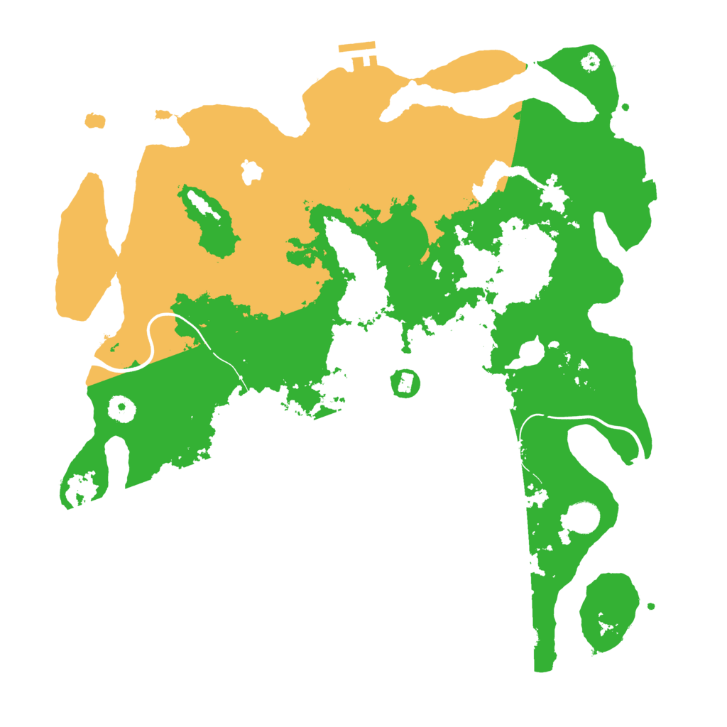 Biome Rust Map: Procedural Map, Size: 4000, Seed: 202502204