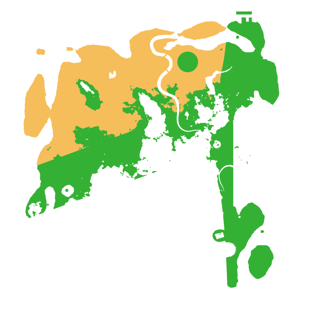Biome Rust Map: Procedural Map, Size: 4000, Seed: 202502204