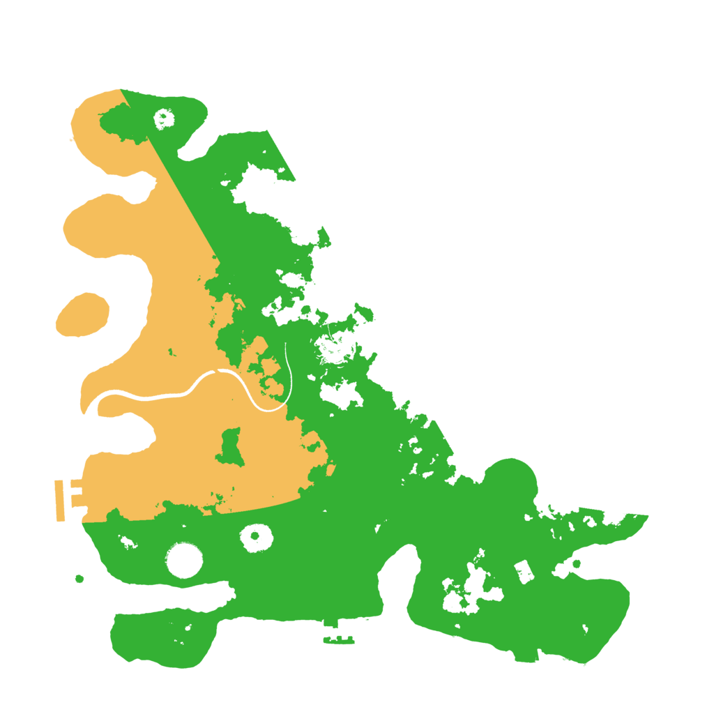Biome Rust Map: Procedural Map, Size: 3500, Seed: 2031958760