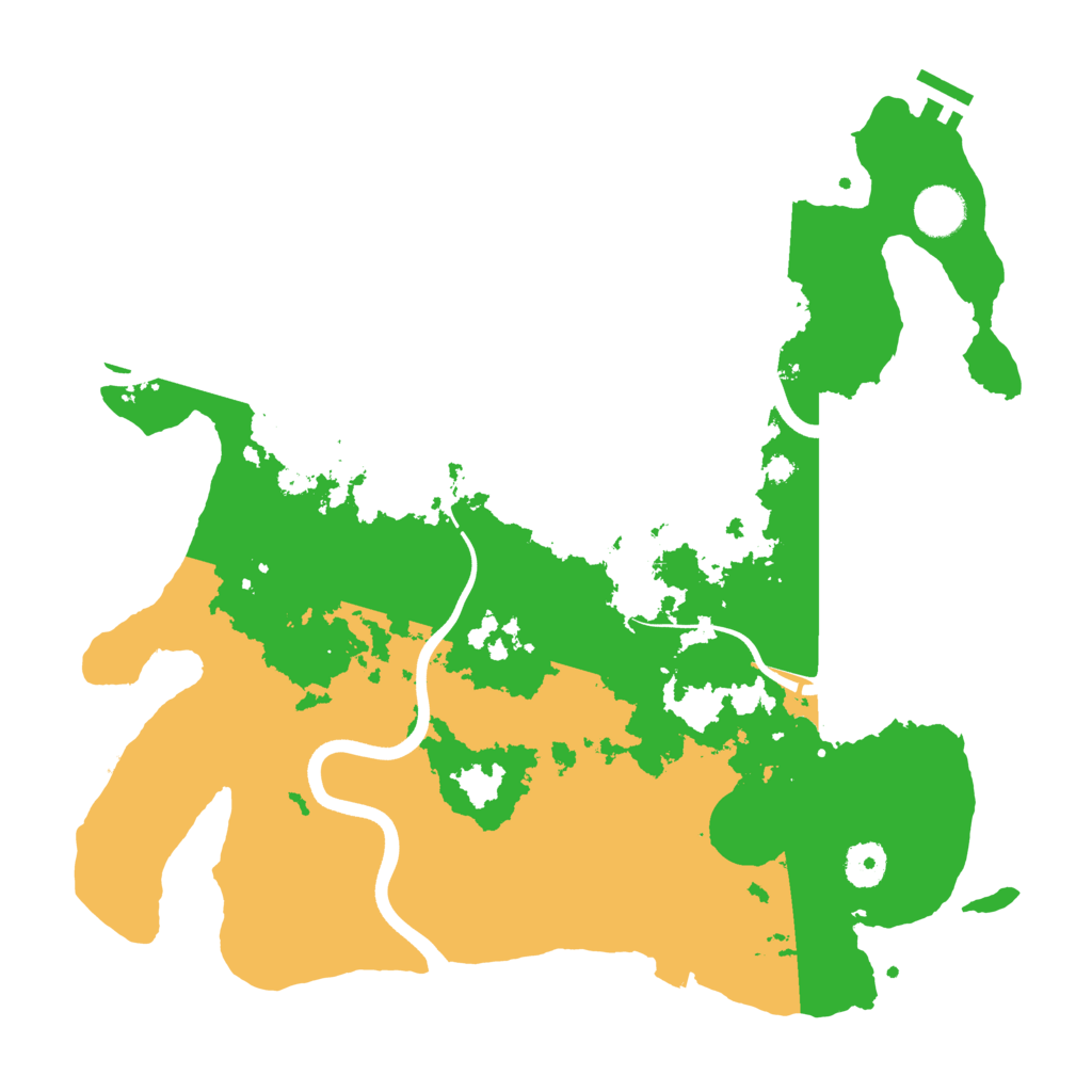 Biome Rust Map: Procedural Map, Size: 3750, Seed: 66632067