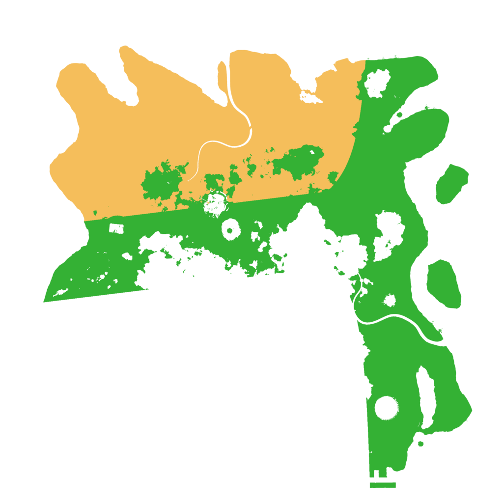 Biome Rust Map: Procedural Map, Size: 3750, Seed: 253766637