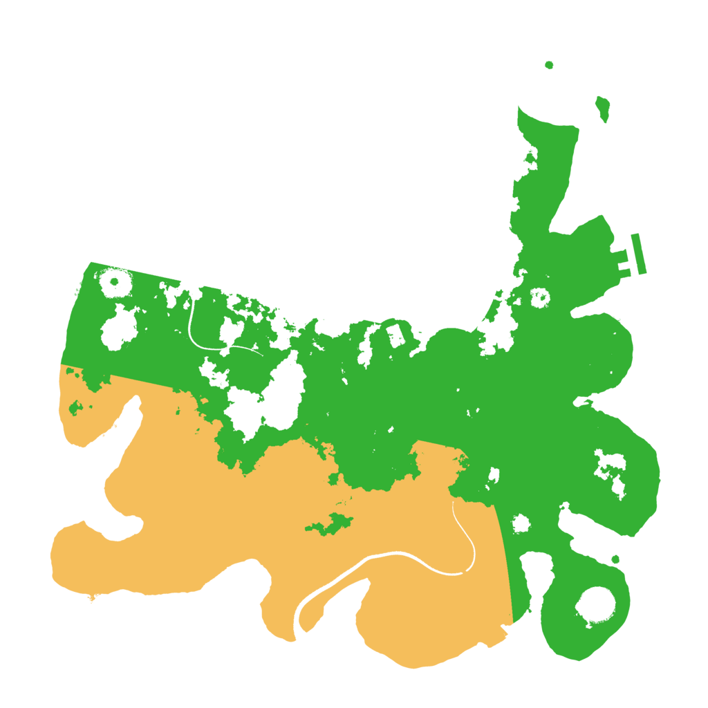 Biome Rust Map: Procedural Map, Size: 3500, Seed: 57985857