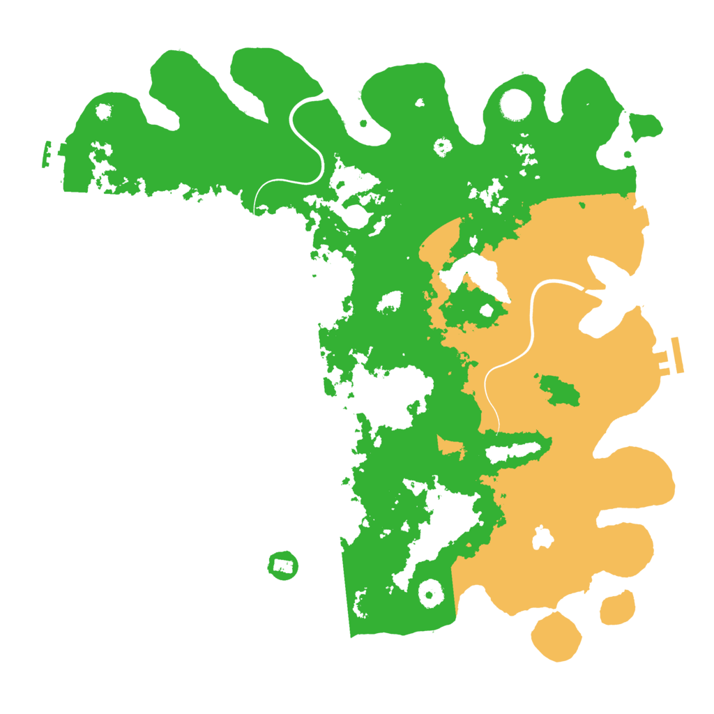 Biome Rust Map: Procedural Map, Size: 4000, Seed: 1376053145