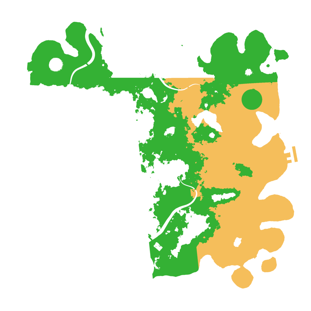 Biome Rust Map: Procedural Map, Size: 4000, Seed: 1376053145