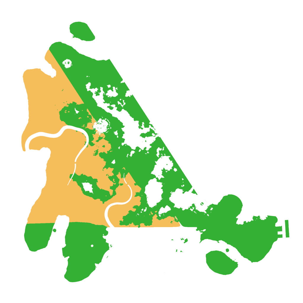 Biome Rust Map: Procedural Map, Size: 3500, Seed: 20250220