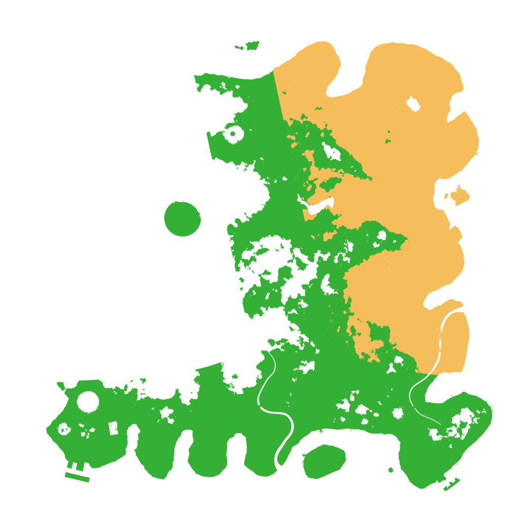 Biome Rust Map: Procedural Map, Size: 4250, Seed: 124949