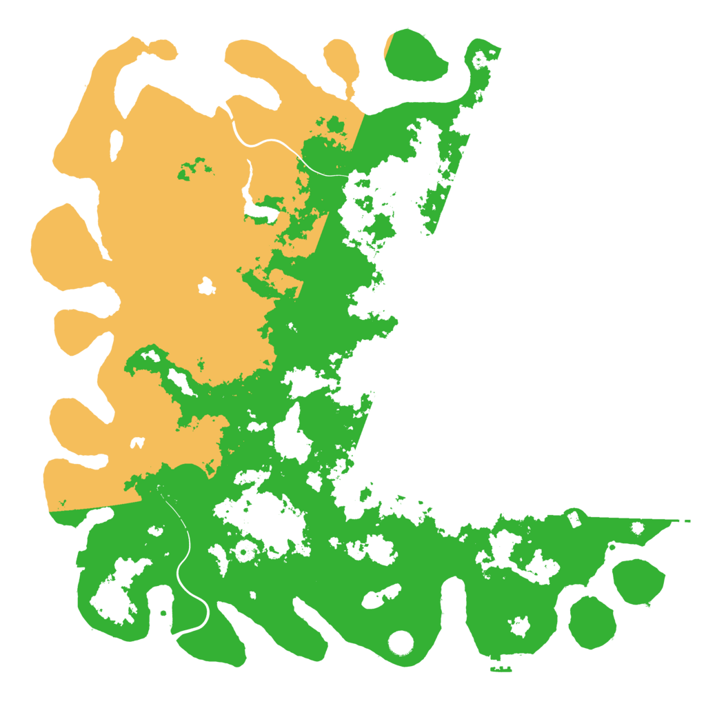 Biome Rust Map: Procedural Map, Size: 5000, Seed: 99019700