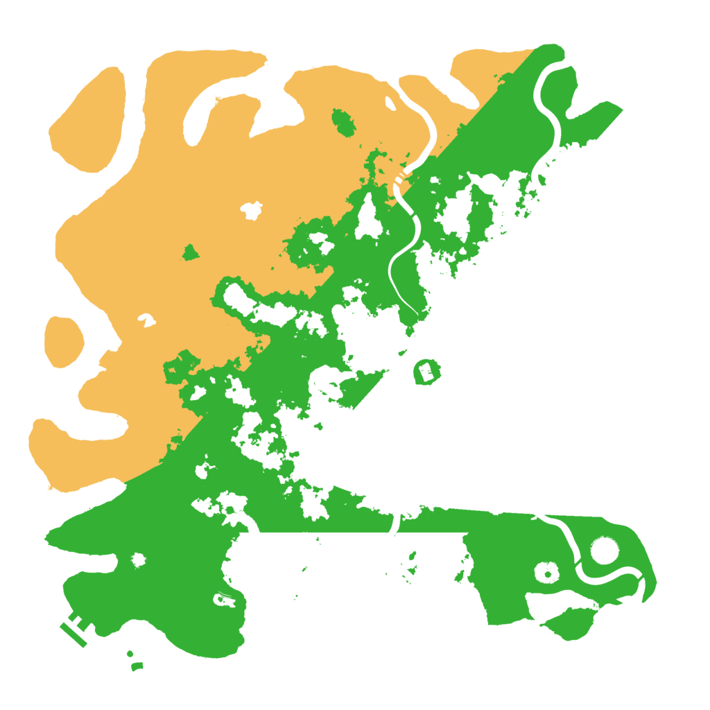 Biome Rust Map: Procedural Map, Size: 4500, Seed: 940254838