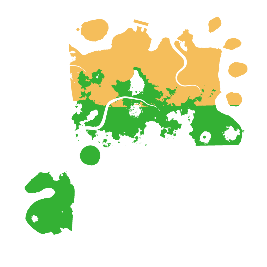 Biome Rust Map: Procedural Map, Size: 3600, Seed: 1626003502
