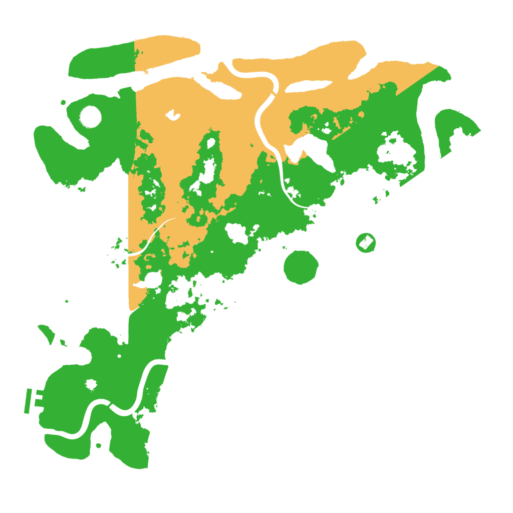 Biome Rust Map: Procedural Map, Size: 4150, Seed: 1691691