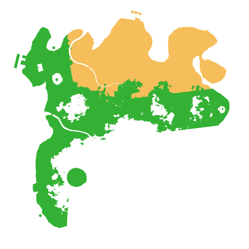 Biome Rust Map: Procedural Map, Size: 3500, Seed: 1973318828