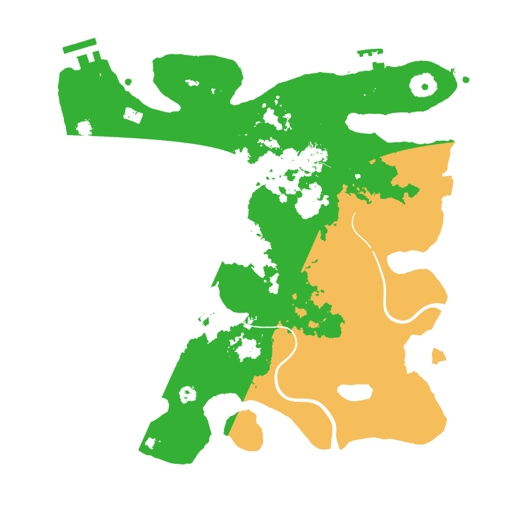 Biome Rust Map: Procedural Map, Size: 3000, Seed: 1016648608