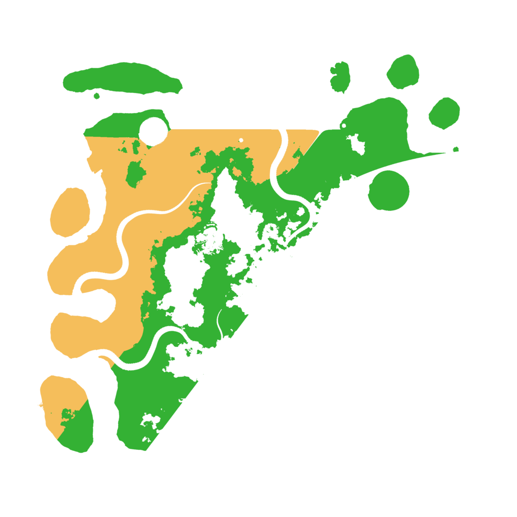 Biome Rust Map: Procedural Map, Size: 3500, Seed: 946149943
