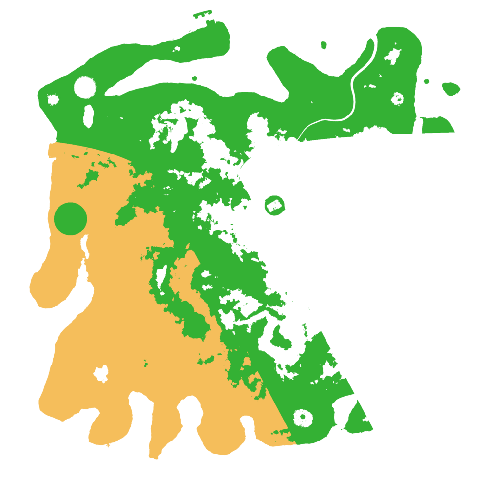 Biome Rust Map: Procedural Map, Size: 4000, Seed: 1577110432