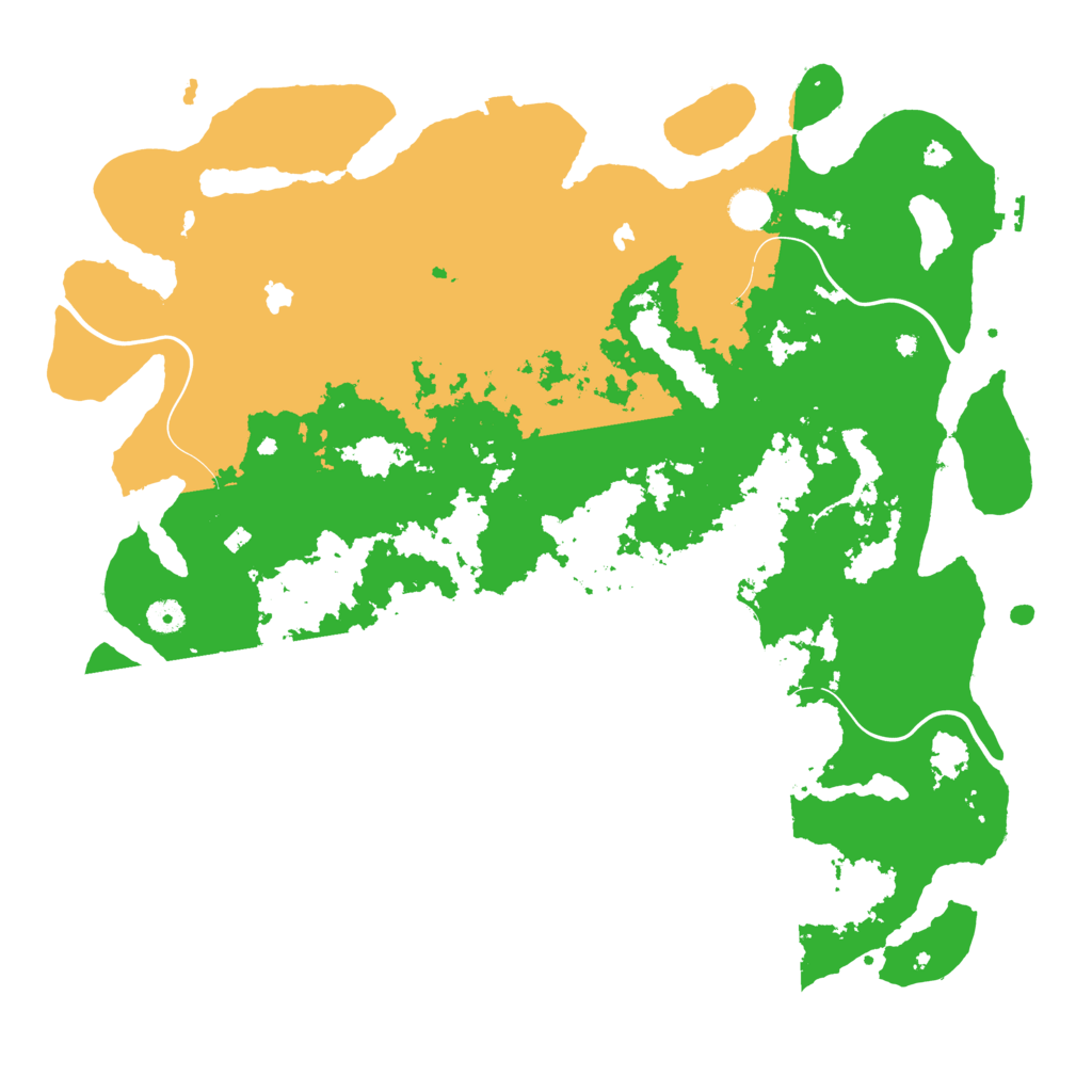 Biome Rust Map: Procedural Map, Size: 4600, Seed: 200220253