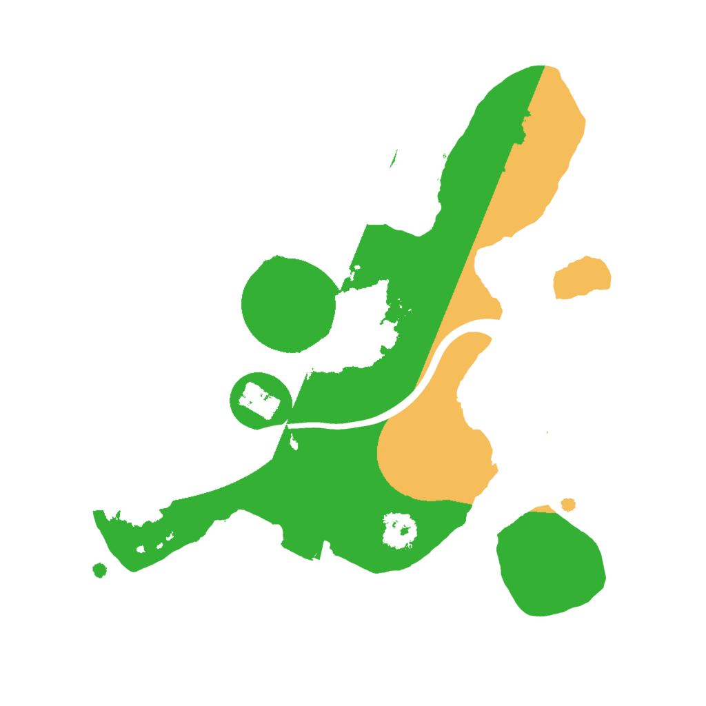 Biome Rust Map: Procedural Map, Size: 2000, Seed: 1551380689