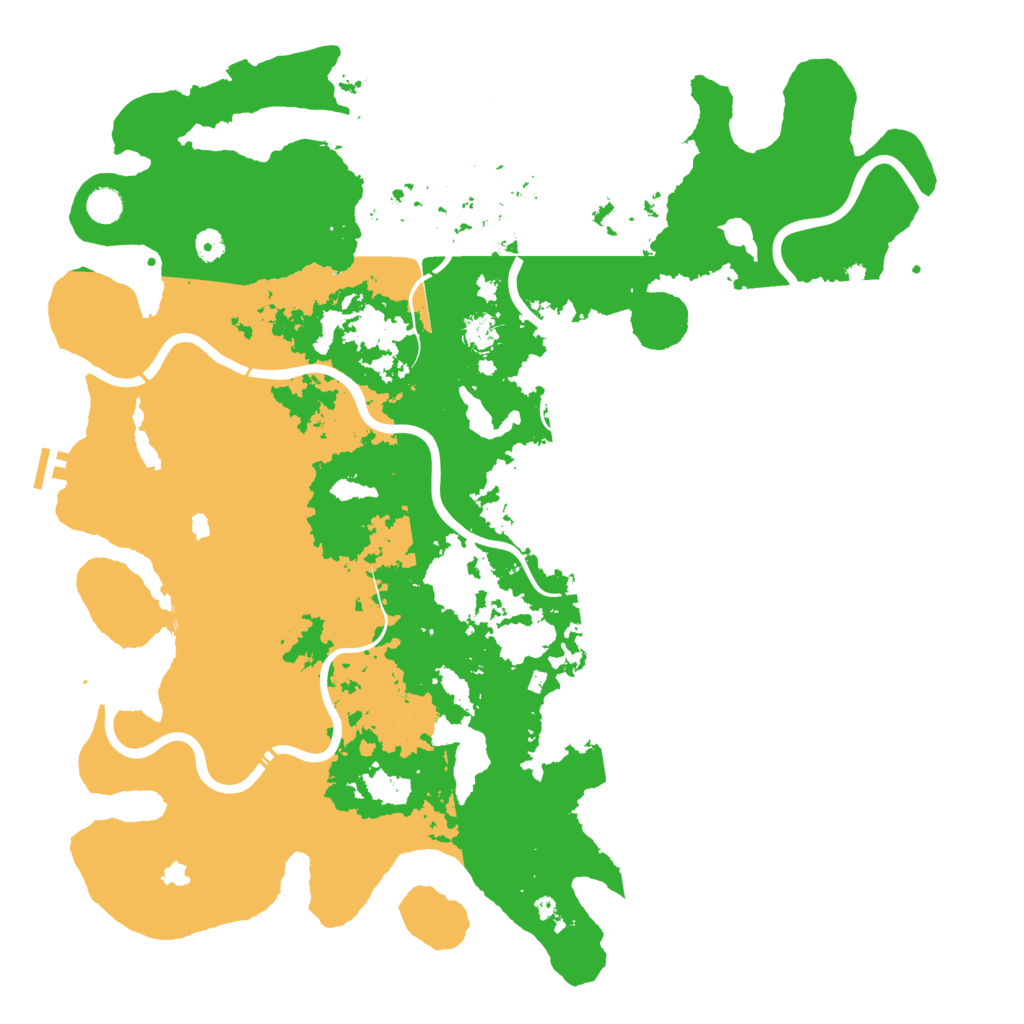 Biome Rust Map: Procedural Map, Size: 5000, Seed: 824959