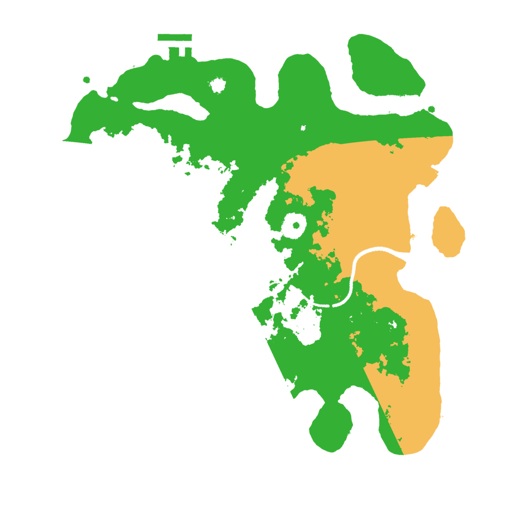 Biome Rust Map: Procedural Map, Size: 3000, Seed: 154873106