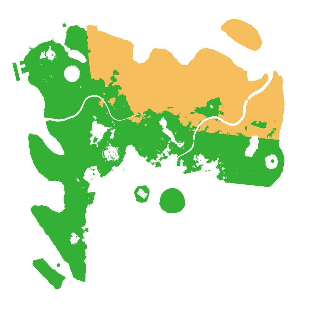 Biome Rust Map: Procedural Map, Size: 3500, Seed: 1428236850