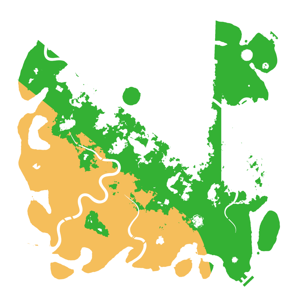 Biome Rust Map: Procedural Map, Size: 4500, Seed: 298234568