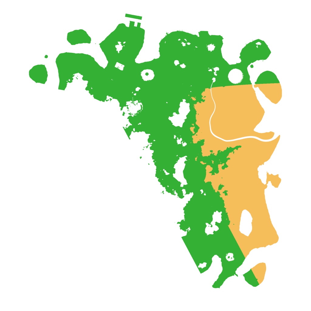 Biome Rust Map: Procedural Map, Size: 3750, Seed: 2035035575