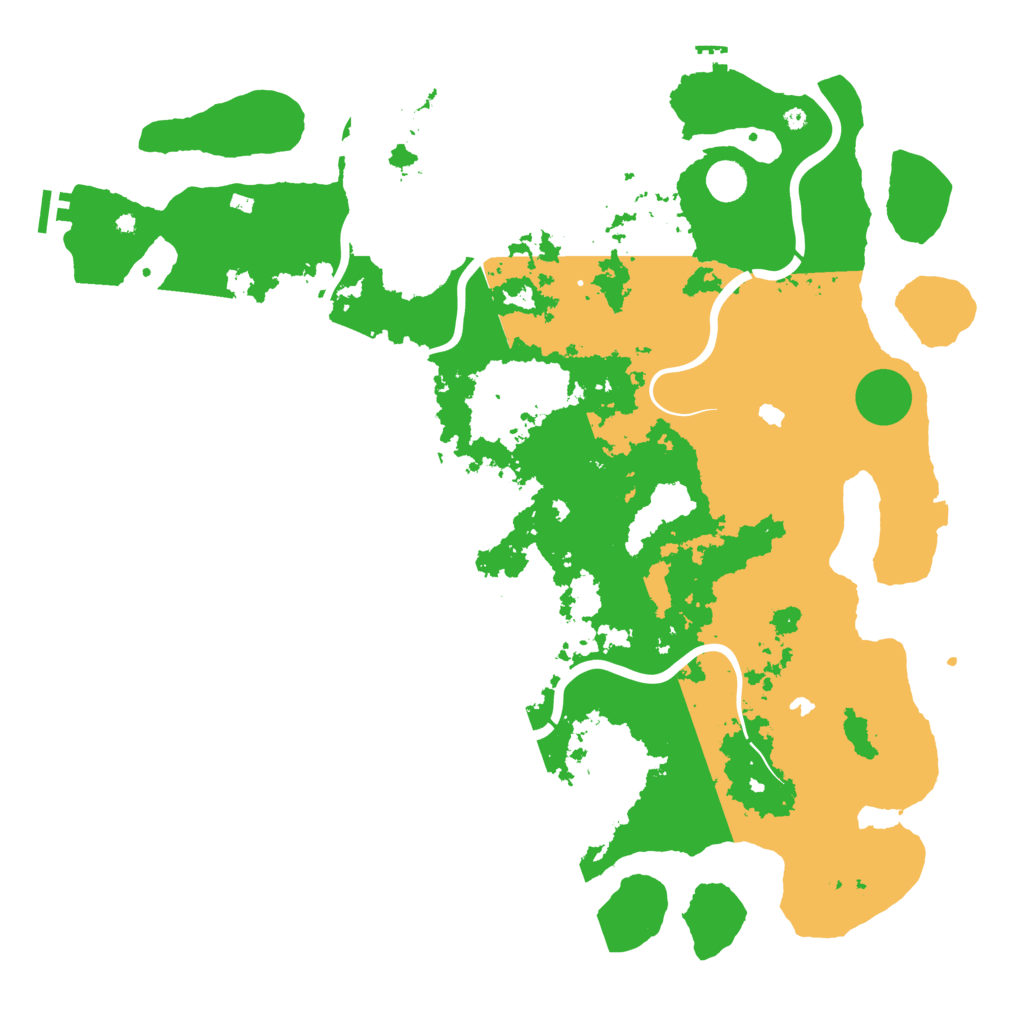 Biome Rust Map: Procedural Map, Size: 4800, Seed: 80107472