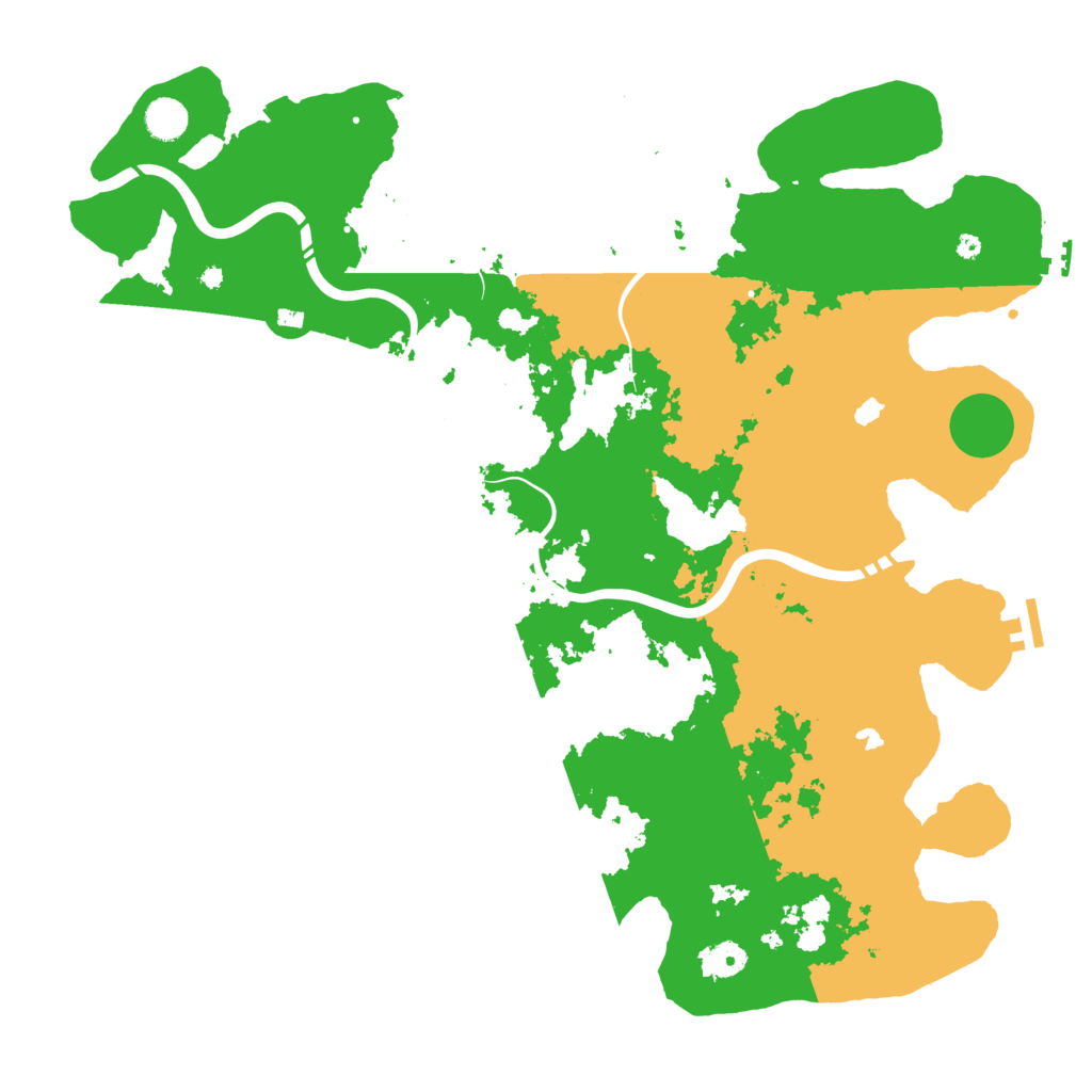 Biome Rust Map: Procedural Map, Size: 4500, Seed: 567343733