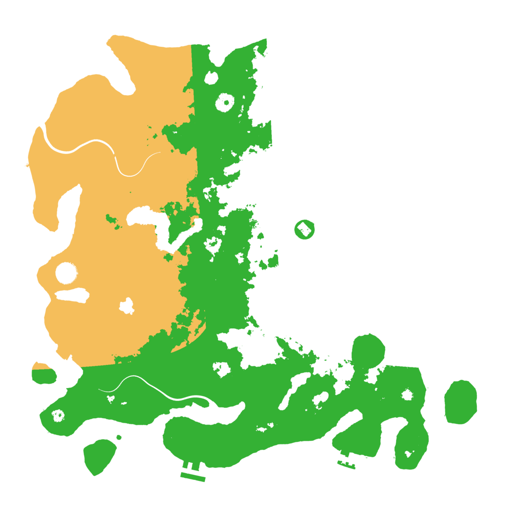 Biome Rust Map: Procedural Map, Size: 4096, Seed: 1891242595