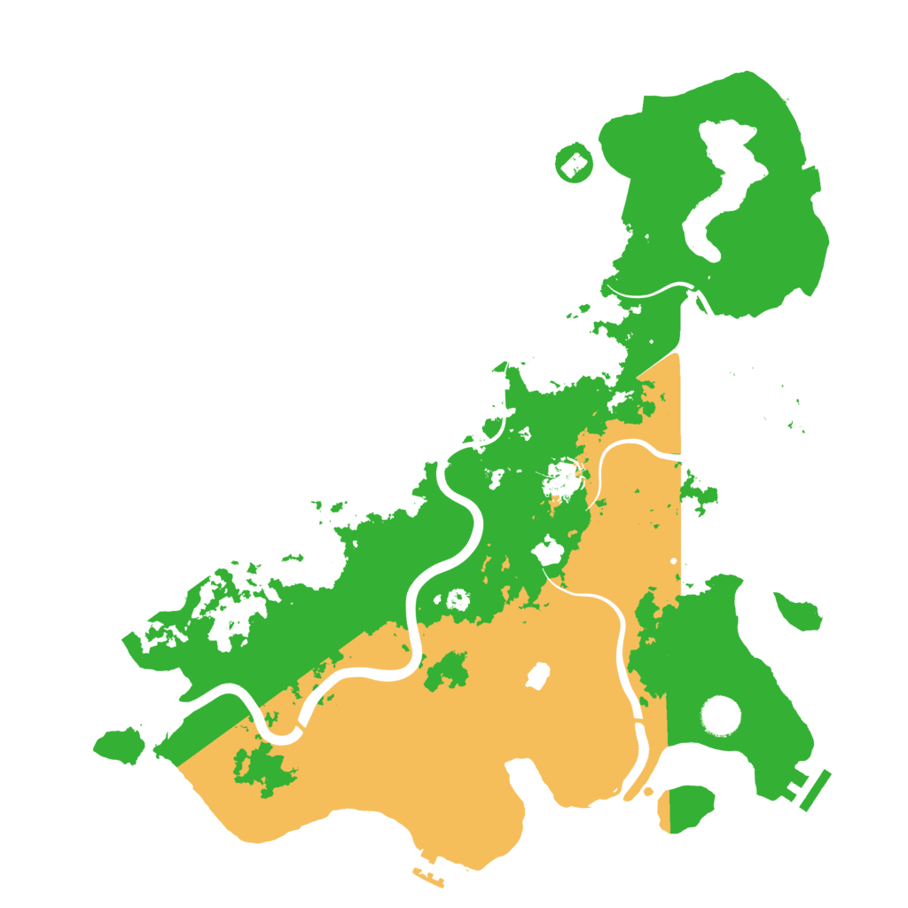 Biome Rust Map: Procedural Map, Size: 4000, Seed: 1415355804