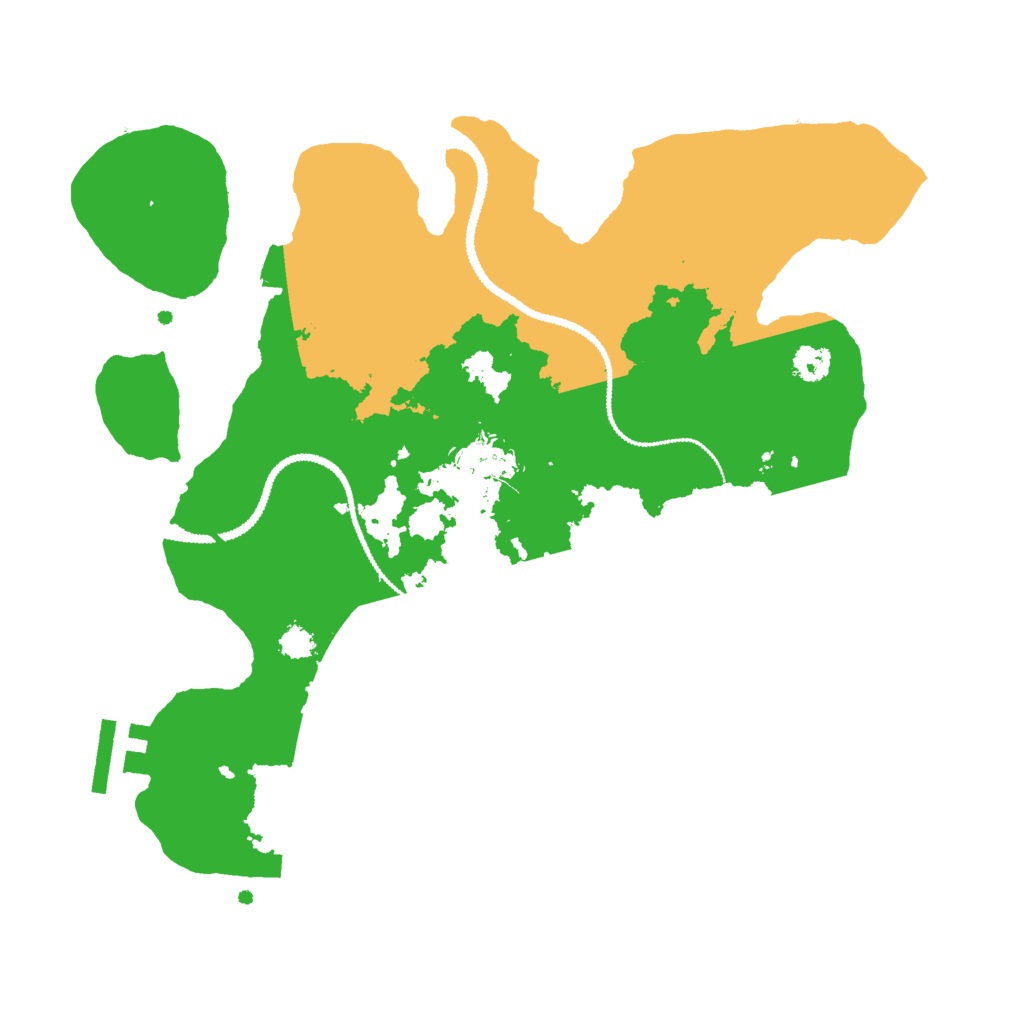 Biome Rust Map: Procedural Map, Size: 2800, Seed: 1083827585