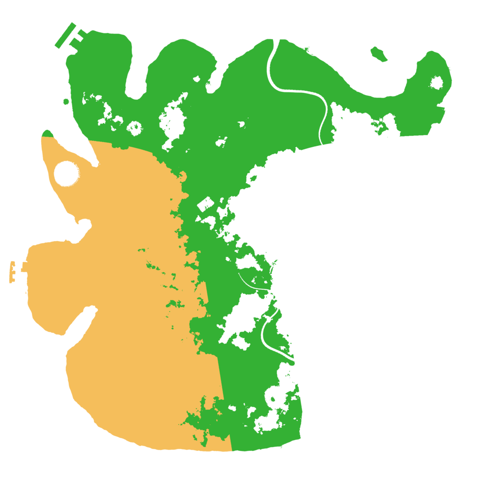 Biome Rust Map: Procedural Map, Size: 3500, Seed: 696815989