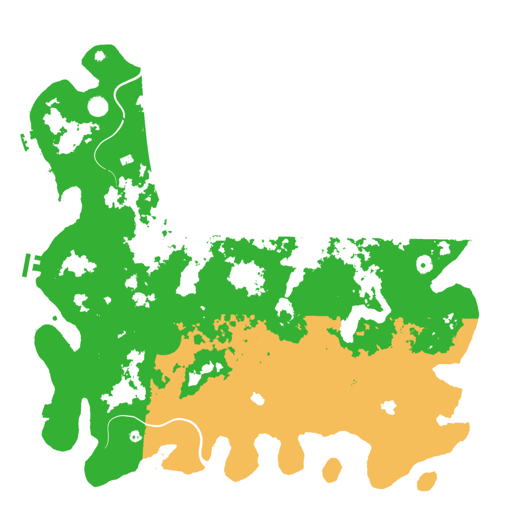 Biome Rust Map: Procedural Map, Size: 4500, Seed: 1237745367