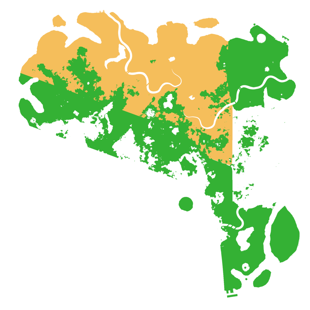 Biome Rust Map: Procedural Map, Size: 6000, Seed: 654783462