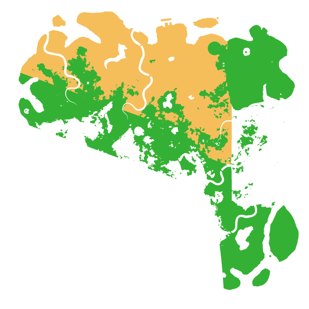 Biome Rust Map: Procedural Map, Size: 6000, Seed: 654783462