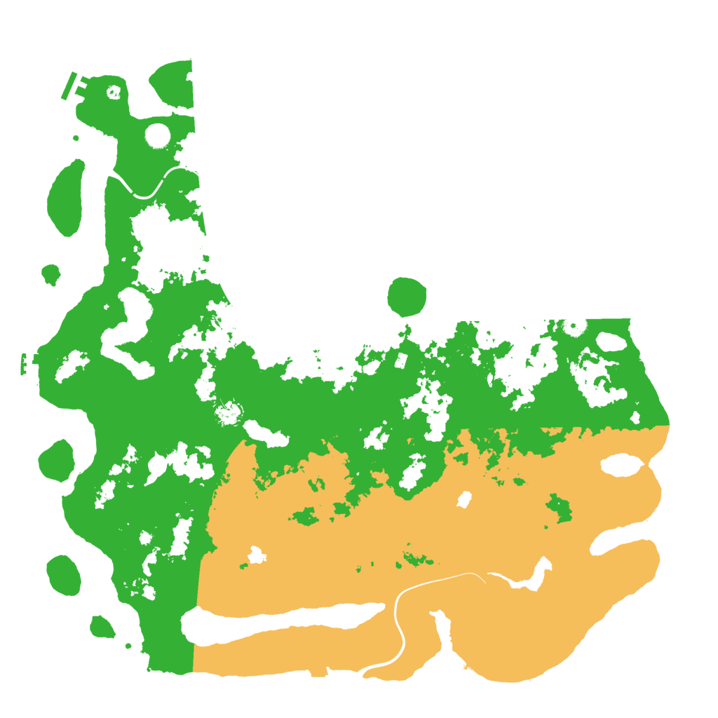 Biome Rust Map: Procedural Map, Size: 5000, Seed: 530254762