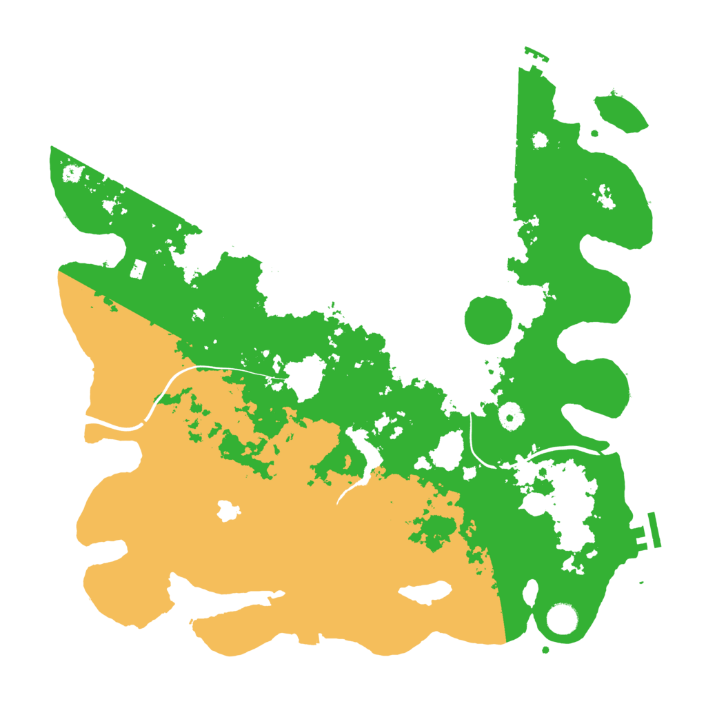 Biome Rust Map: Procedural Map, Size: 4000, Seed: 446288018