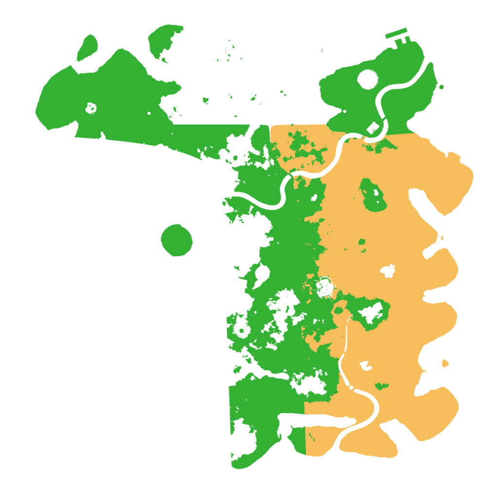 Biome Rust Map: Procedural Map, Size: 4500, Seed: 2062844689