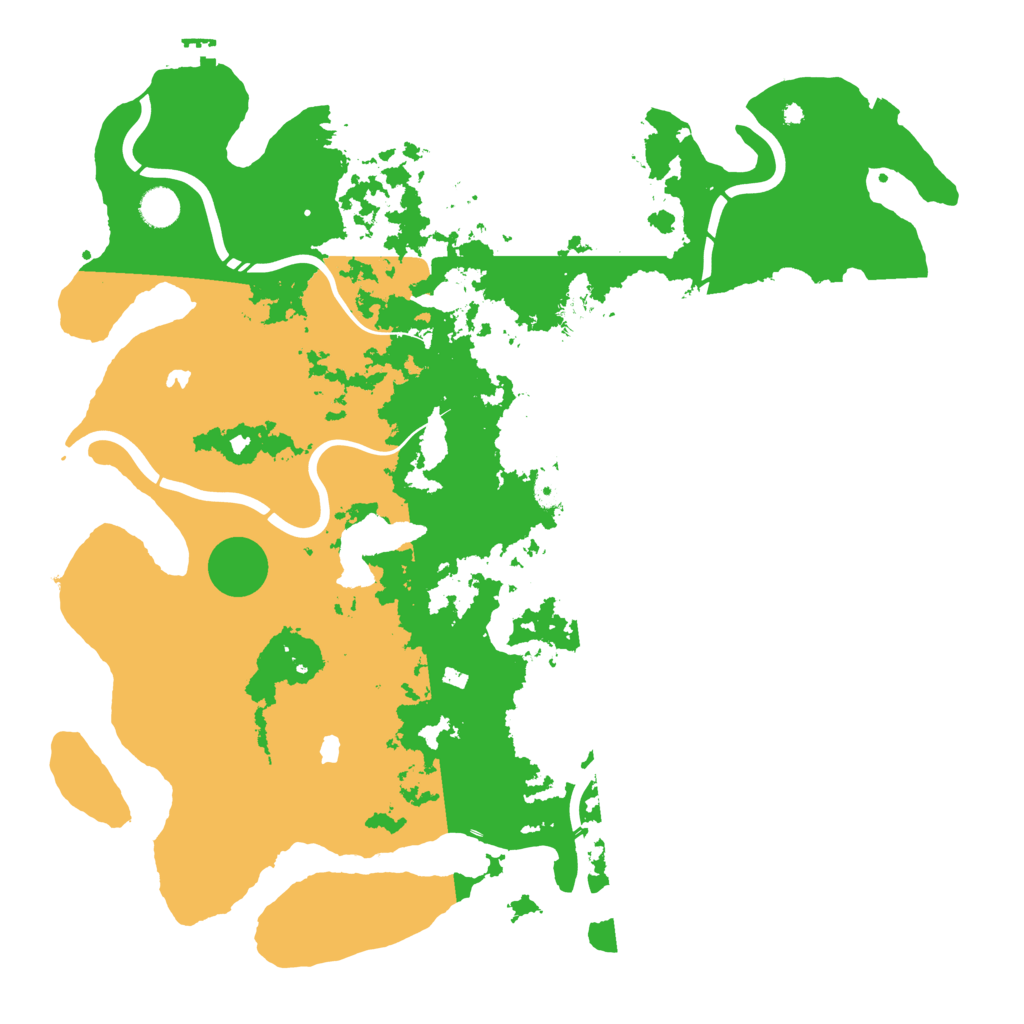 Biome Rust Map: Procedural Map, Size: 4500, Seed: 2106371059