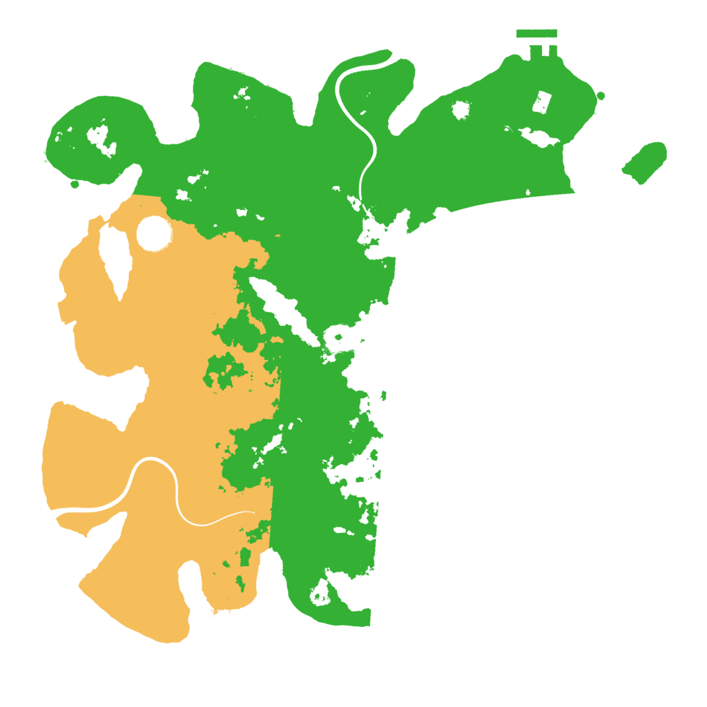 Biome Rust Map: Procedural Map, Size: 3500, Seed: 1878872657